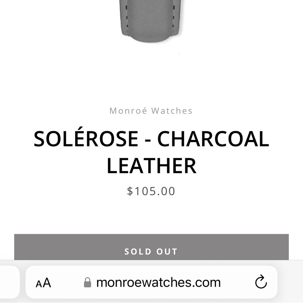 MONROE Rose Gold Watch - Picture 5 of 5